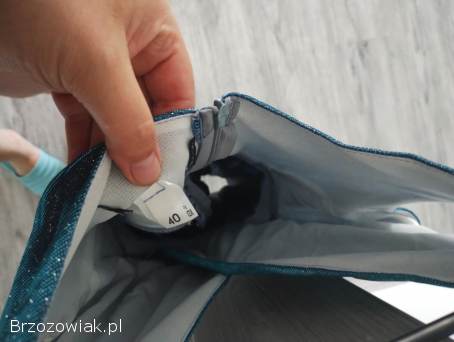 Sukienka brokatowa niebieska rozmiar 40