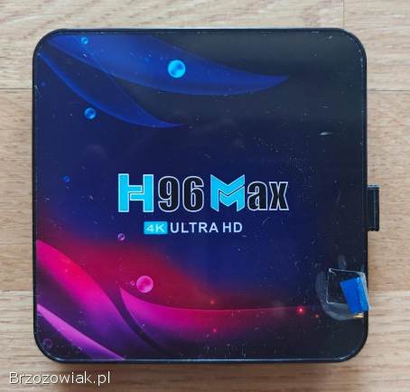 PRZYSTAWKA SMART TV BOX H96 MAX 4GB/64GB,  ANDROID 11,  4K ULTRA HD