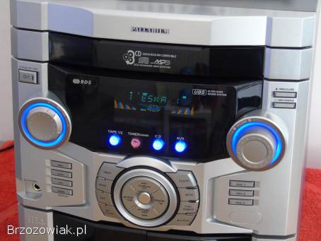 Wieża Palladium pilot mocna RDS CD AUX nowa.  DOSTAWA.