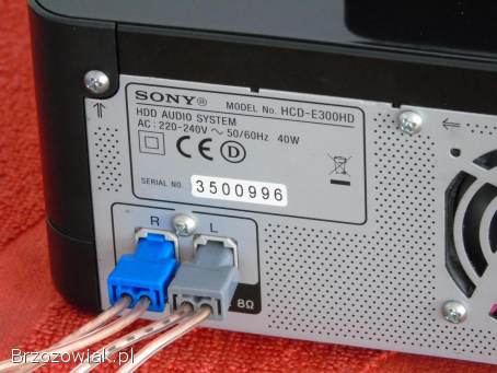 Zestaw audio Sony USB CD mp-3 radio AUX HDD.  WYSYŁKA.