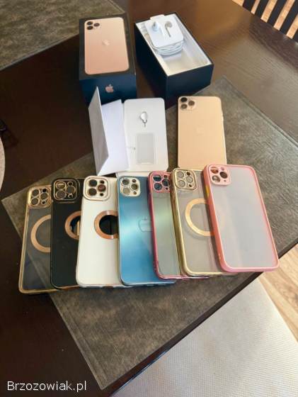 IPhone 11 Pro Max 64 GB – komplet + etui,  stan bardzo dobry