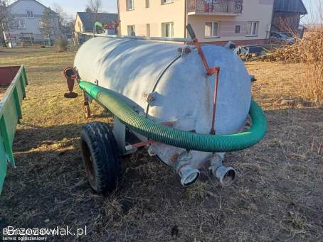 Sprzedam!  Beczkowóz,  beczka asenizacyjna szambiarka bauer A-8570 ocynkowana
