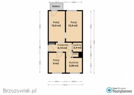 Mieszkanie w centrum Krosna -  w pełni umeblowane
