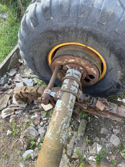 Oś rolnicza z resorami 8 szpilek