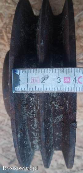 Koło pasowe Szajba 17cm x 2,  5 x 4,  5cm 2 paski