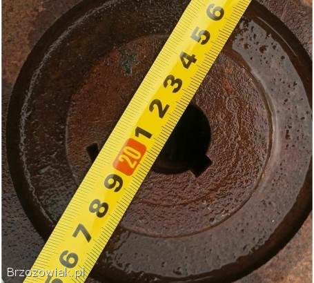 Koło pasowe Szajba 17cm x 2,  5 x 4,  5cm 2 paski