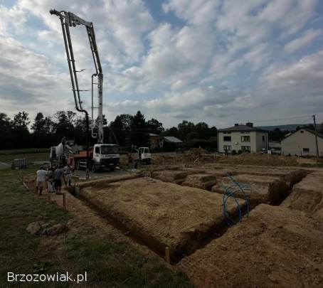 Usługi Minikoparką Krosno -  Odwodnienia -  Roboty Ziemne -  Koparka