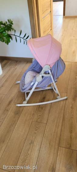 Kinderkraft leżaczek,  kołyska 5w1 UNIMO pink