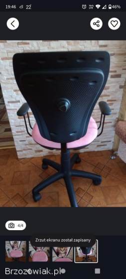 Fotel do biurka dla dziewczynki