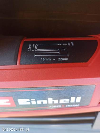 Akumulatorowy Tacker / gwożdziarka / zszywacz Einchell TE-CN 18 Li