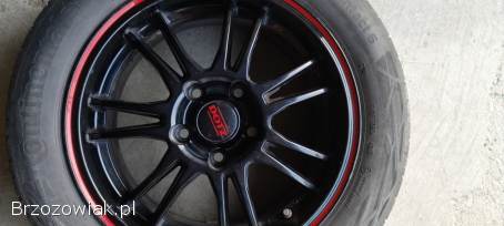 Sprzedam felgi aluminiowe DOTZ 5x114,  3 z oponami letnimi