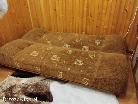 Duża sofa jasny brąz