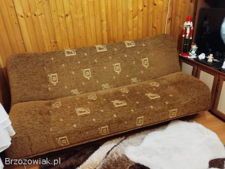 Duża sofa jasny brąz