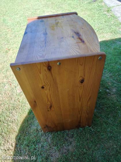 Stolik RTV drewniany sosnowy