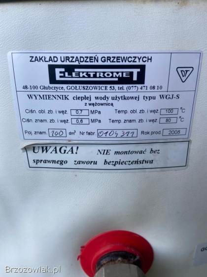 Wymiennik ciepłej wody