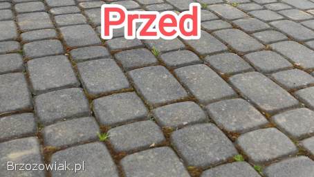 Mycie/Czyszczenie kostki brukowej,  elewacji impregnacja kostki