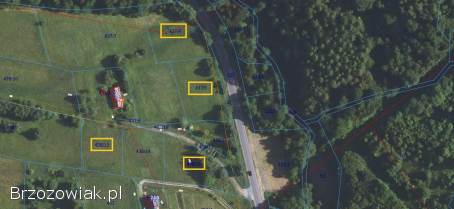 Czarnorzeki – 4 działki z warunkami zabudowy