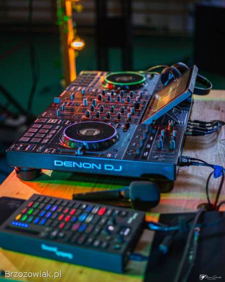 Nagłaśnianie Mikrofony Oświetlenie DJ Fotograf Dron