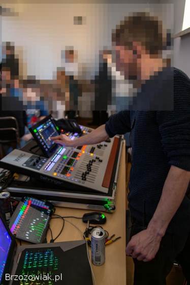 Nagłaśnianie Mikrofony Oświetlenie DJ Fotograf Dron