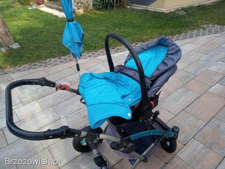 Wózek dziecięcy trzy częściowy