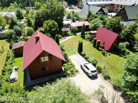 Dwa domki letniskowe w Rajskiem
