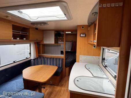 Przyczepa kempingowa KNAUS Sudwind 550 2007r.  Klima,  Namiot,  Sucha,  DMC:1500kg