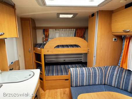 Przyczepa kempingowa KNAUS Sudwind 550 2007r.  Klima,  Namiot,  Sucha,  DMC:1500kg