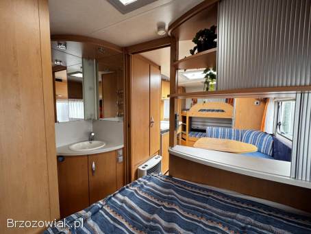 Przyczepa kempingowa KNAUS Sudwind 550 2007r.  Klima,  Namiot,  Sucha,  DMC:1500kg