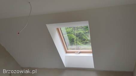 Sufity podwieszane,  szpachlowanie,  poddasza