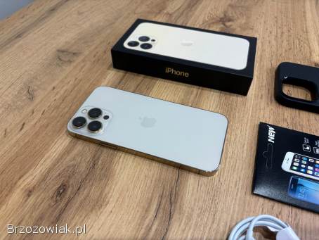 Okazja!  Iphone 13 Pro Max Złoty!  Super Stan!  Gwarancja!  Bat 100