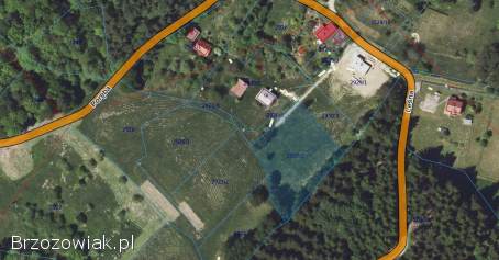 Odrzykoń – widokowa działka z WZ,  blisko lasu!