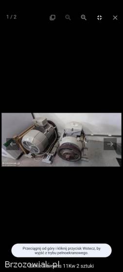 Silnik Siemens 11Kw 2 sztuki