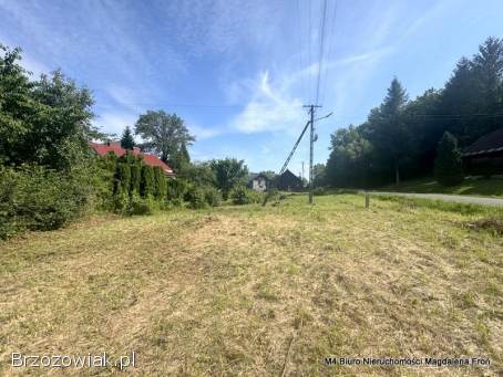 Drewniany dom w Chorkówce na 13 ar działce.