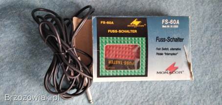 Pedał nożny,  chwilowy Monacor FS-60