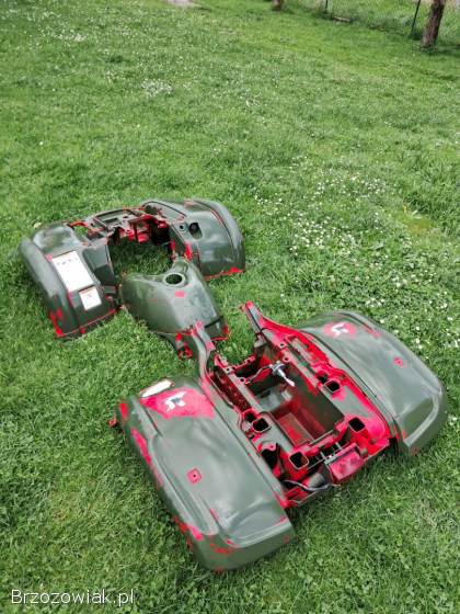 Yamaha grizzly 660 plastiki komplet błotniki światło osłona bak zbiornika