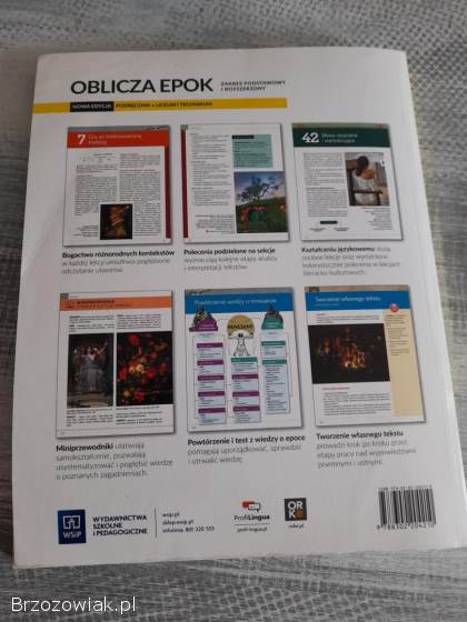 Język polski Oblicza Epok 1.  2 WSiP -  Sprzedam Podręcznik