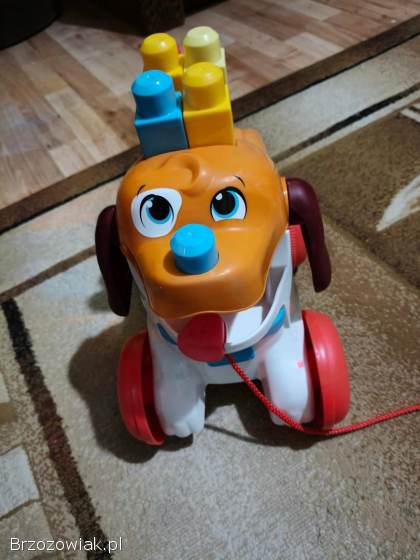 Zabawka piesek z klockami