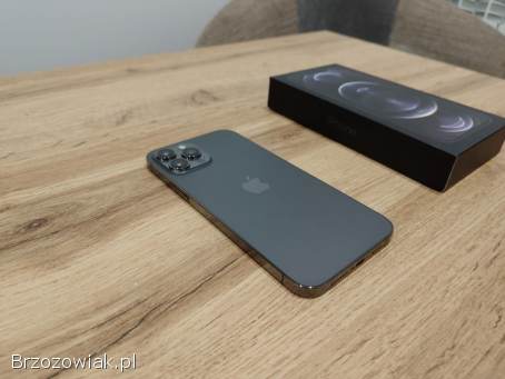 Okazja!  Iphone 12 Pro Max!  Grafitowy!  256GB!  Kondycja 100 Super Stan!