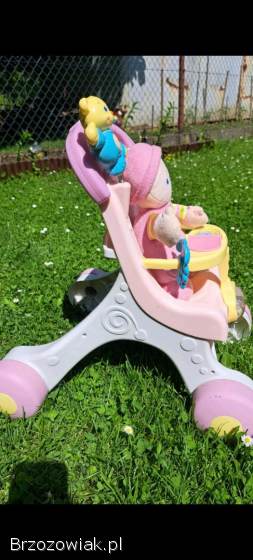 Wózek Dla Lalek 3w1 Pchacz Chodzik