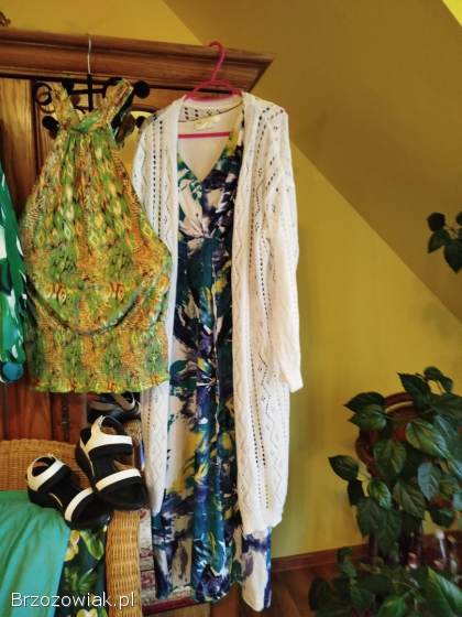 Zestaw ubrań zielony 48