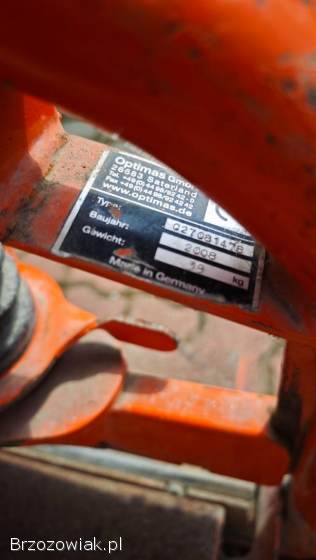 Gilotyna do kostki brukowej przecinak brukarski