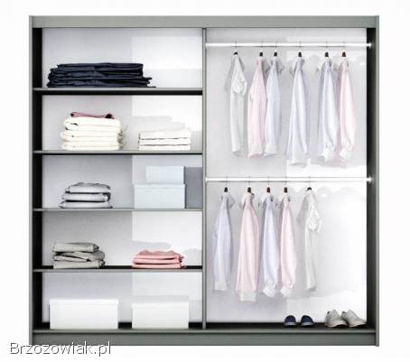 Szafa przesuwna TUNIS 200 i 250 w połysku -  Promocja!