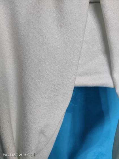 Narzutka etola ślubna śmietanka ze złotą nitką