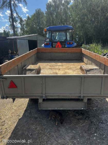 Przyczepa jednoosiowa sztywna mocna