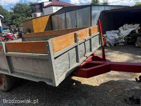 Przyczepa jednoosiowa sztywna mocna