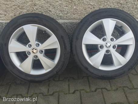 Koła alufelgi kpl skoda 16
