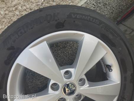 Koła alufelgi kpl skoda 16