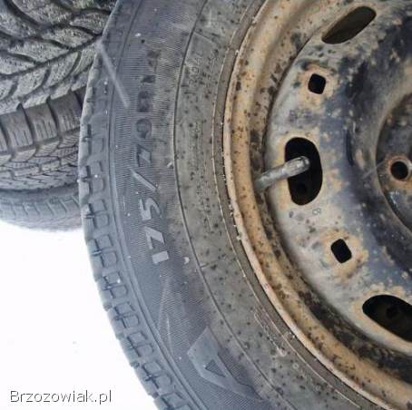 4 koła14 z oponami Dębica Navigator 5x100.  2021 VW Skoda Seat 6mm