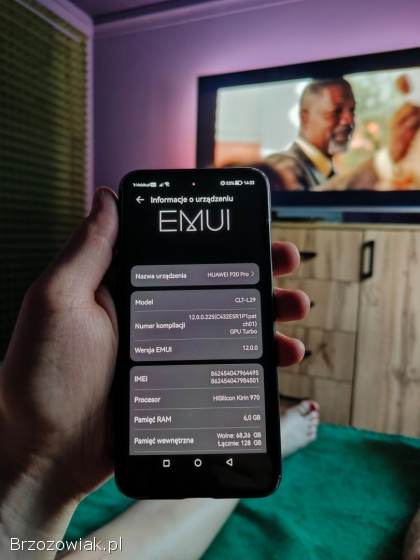 Huawei P20 Pro Stan bardzo dobry