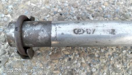 Układ wydechowy Fiat Cinquecento 900 tłumik końcowy + rura środkowa